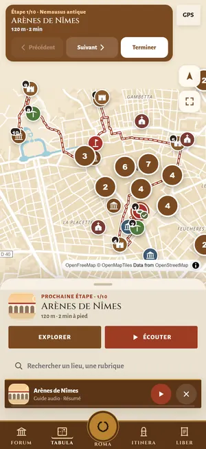 The Ancient Nemausus route